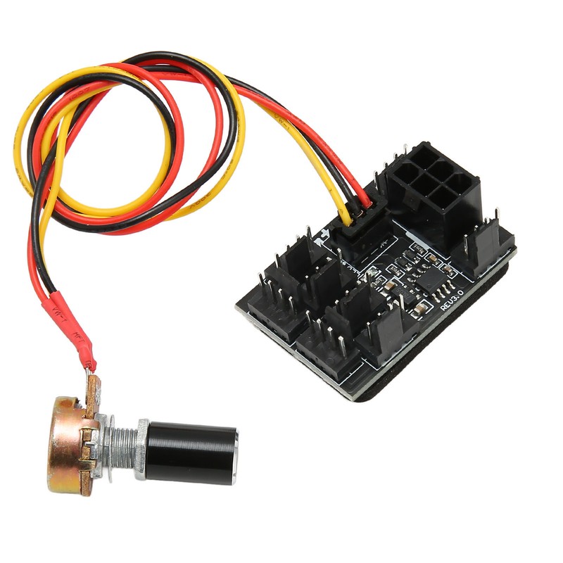 PWM Fan Hub DC 12V 8 Channel Flexibility Fan Power