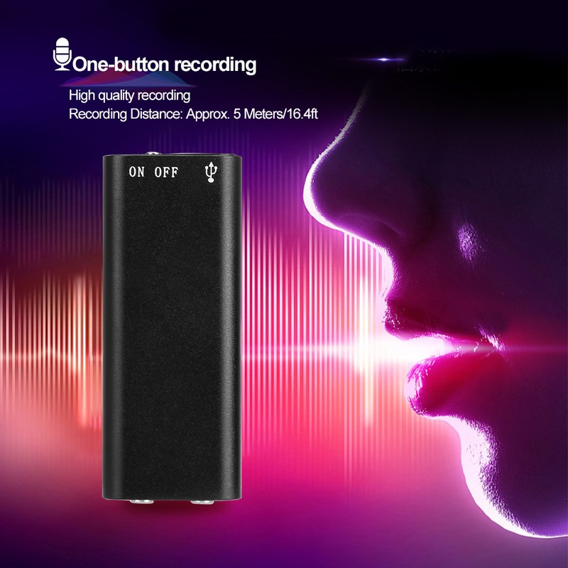 Portable Noise Reduction HD Digital Mini Sound Voice Recording 8G