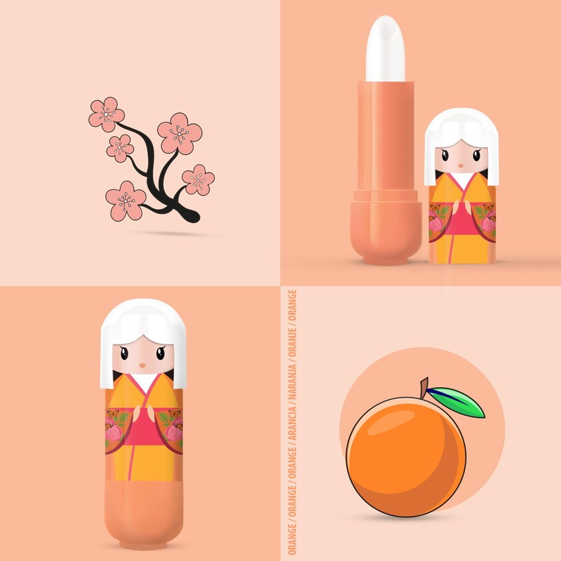 Kids Lip Balm Multipack, Cute Doll Lip Balm 6 Pack,