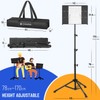 CAHAYA Sheet Music Stand Foldable: Music Stands with Tri-fold Panel