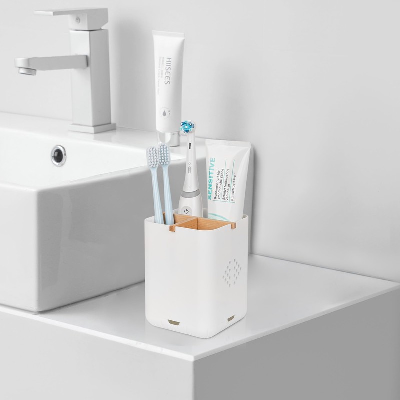 Toothbrush Holders for Bathroom Countertop, Detachable Electric Toothbrush Holder with