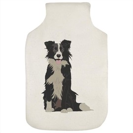 'Border Collie' Hot Water Bottle Cover (HW00022720)