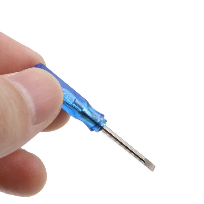 100pcs 45mm x 2mm 2.0mm Mini Size Slotted Word Flat