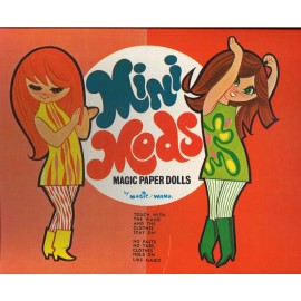VINTAGE 1960s Mini Mods Paper DOLL LASER REPRODUCTION~O