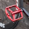 CXWXC Bicycle Pedals with Reflectors 9/16 Inch CNC Aluminium MTB