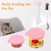 4 Pcs Cat Food Spoon Dog Food Can Covers Lids