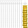 12 Pack Station Hanging Merchandise Strips with S Hooks, 12