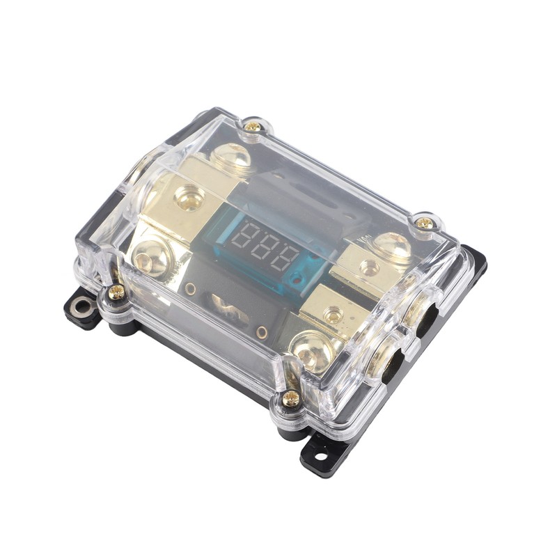 Universal Car Auto Fuse Holder 100A LED Digital 1 in