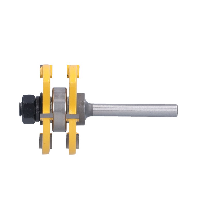 2Pcs Router Bit T Type 3 Teeth Milling Cutter Cutting