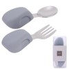 enne. Training Spoon and Fork Set with Case, For Babies,