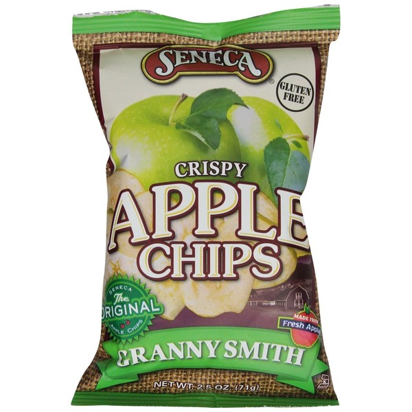 Seneca Crispy Apple Chips, Granny Smith, 2.5 Ounce (Pack of 5)