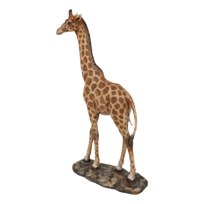 Nature Wildlife Realistic Safari Savannah Masai Giraffe Standing Figurine