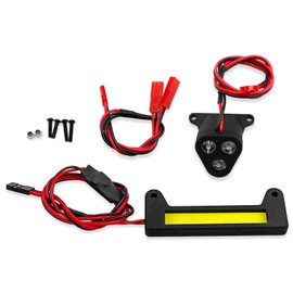 JGGZONE 1 Set RC Car LED Light Kit, RC Front & Rear LED Lights Kits for Spotlight Headlight Taillight for 1/8 ARRMA KRATON V4 V5 Upgrade Parts