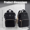 Auqubu Diaper Bag Backpack Multifunction Large Bags with Changing Pad