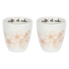 THUN - Set 2 caffeini - porcellana - Collezione Bomboniera - 50 ml - Ø 6 cm, 6.1 cm h
