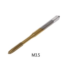 WOWOWO M2 / M2.5 / M3 / M3.5 / M4 / M5 / M6 HSS Metric Straight Flute Thread Screw Thread Tap