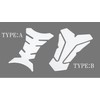 Grandios GD-TNKGDCR-B Transparent Tank Pad Motorcycle Tank Guard Universal Motorcycle
