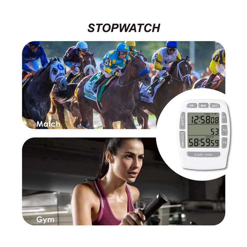 Runleader RL-KT001 Digital Timer with Large LCD 3 Channel Digital