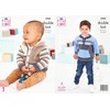 King Cole 5920 Knitting Pattern Baby Child Sweater and Jacket