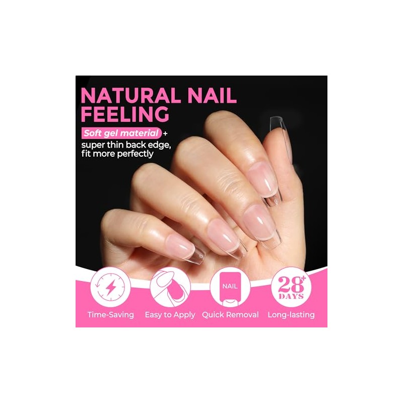 UNA GELLA Puntas de uñas 557