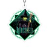 ABYSTYLE - Wicked Acrylic Elphaba Keyring Green Dimensions: Environ 5.7