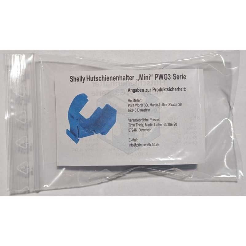 "Mini" DIN Rail Holder for 18 Shellys: 1 Gen3,1PM Gen3,2PM