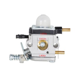 ALL-CARB C1U-K82 C1U-K54A Carburetor Replacement for Mantis Tiller 7225 7222M 7222 7222E 7210 7924 7920 7228 7230 7234 7921 7240 7925 Cultivator A021001090 with Fuel Line Kit