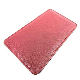 The Leather Emporium Unisex Adult Burgundy Fabric Soft Magic Wallet with Elastic Note Holder, Zipper Closure, Coin Pocket, 16cm x 9.5cm Closed