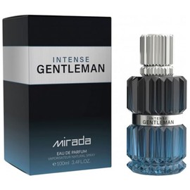 MIRADA Gentleman Intense, Men's Eau de Parfum (EDP) 3.4 FL. Oz (100ml), Men’s Perfume with Notes of Bergamot, Lemon, Ginger, Lavender, Mint, Apple, Juniper, Cardamom, Geranium, Vanilla