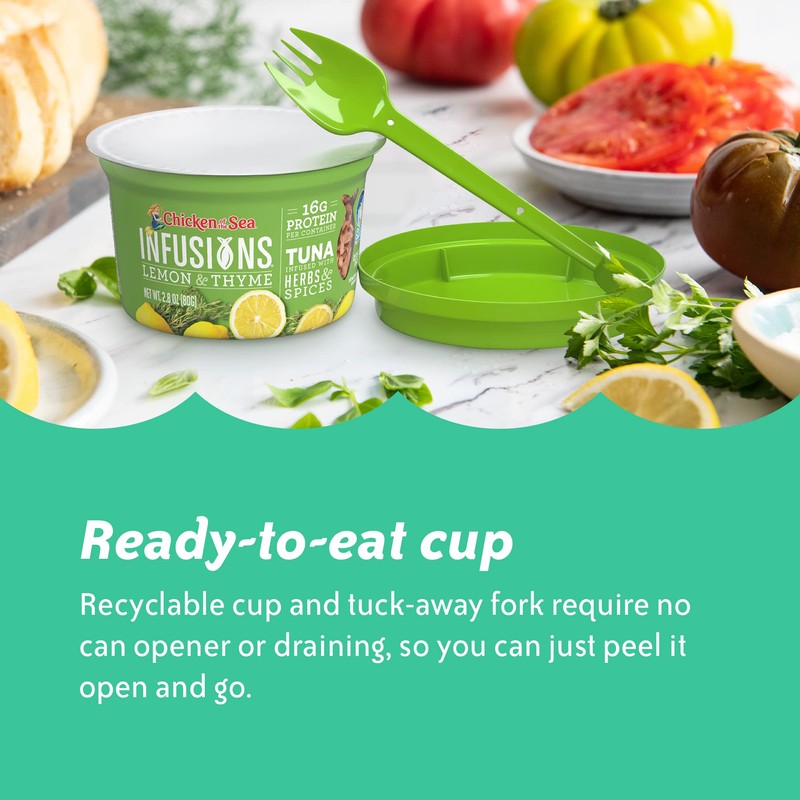 Chicken of the Sea Infusions Tuna, 2.8 Ounce Cups (Pack