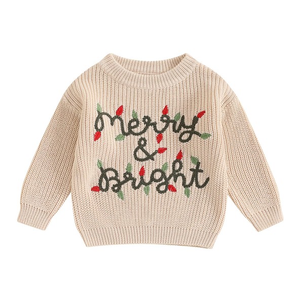 LSFYSZD Toddler Baby Girls Boys Halloween Pumpkin Sweaters Long Sleeve