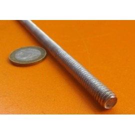 Unbranded Aluminum 6061 T6 Threaded Rods, RH, 5/16"-18 x 2 Foot Long, 2 Units