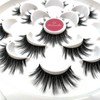 Veleasha 5D Faux Mink Lashes Handmade Luxurious Volume Fluffy Natural