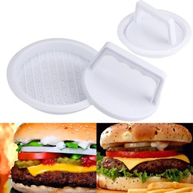 Cooking Concepts Hamburger Press 2-Pack Bundle - 2 Complete Sets.(a Total of 4 Pieces)