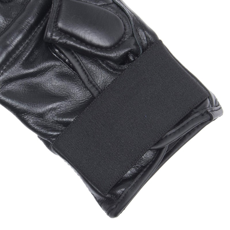 MARTIAL WORLD PG38-S-BK Knuckle-Shaped Finger Gloves, Open Finger, Black, S