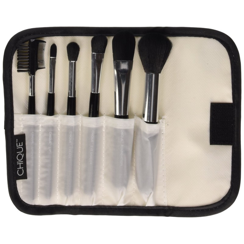Royal & Langnickel Chique Complete Brush Set with Case, Black
