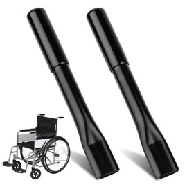 2 Pcs Wheelchair Brake Extenders,Durable Wheelchair Brake Handle Extensions,Medical Wheel Chairs Transport Chair Handle Extension Extender for Adults,Seniors with Limited Mobility(Black)