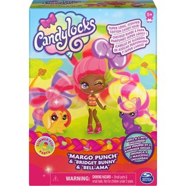 Candylocks 6056610 Margo Punch Hair Toy Doll with Animals Tiere, Multicoloured