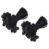 YOKIVE 100 Pack Tarp Ball Bungee Cord, Elastic Tie-Down Strings