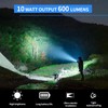 Hilngav Heavy Duty 2-Cell D Battery LED Big Flashlights, High