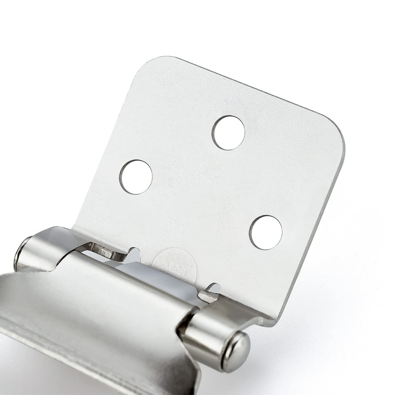 Ravinte 30 Pack (15 Pairs) 1/2" Overlay Cabinet Hinges, Self-Closing