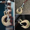 GENHAKON 4 Pack 1/2 inch Forged Steel Clevis Slip Hook
