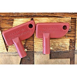 Maverick Advantage Keys New Works with Mitsubishi Terex Battery Master Disconnect Heavy Equipment MS634212 58 ~ Product Not Created by Mitsubishi(2)