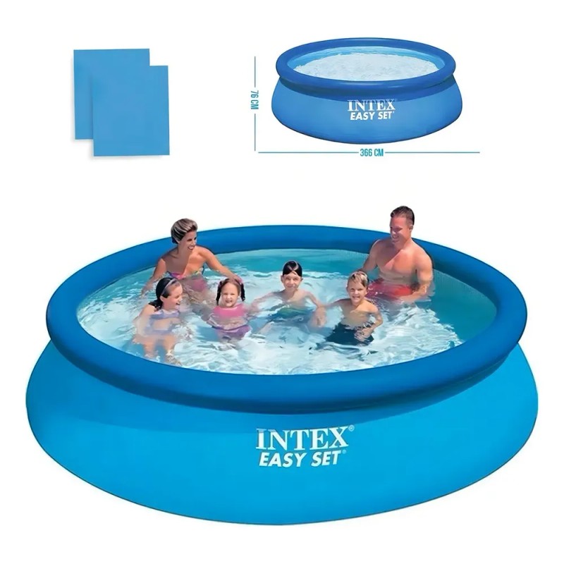 Alberca inflable redonda Intex Easy Set 28130 [¡ATENCIÓN!] Piscina Inflável