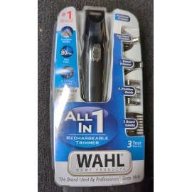 Unbranded All in One Rechargeable Beard, Mustache, Detail Trimmer for Men, Black D2