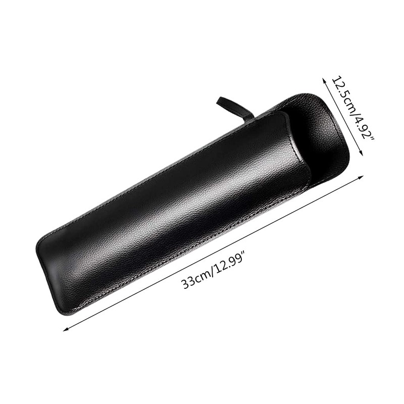 CATSELURRY Umbrella Cover High-end Black PU Leather Umbrella Cover Portable