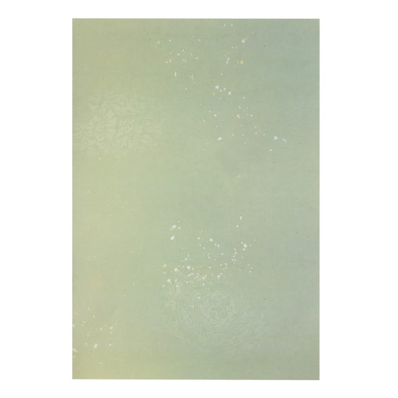 Paper Tsuyukusa, Gold and Silver Sand Cloth Han Kaishi Paper,