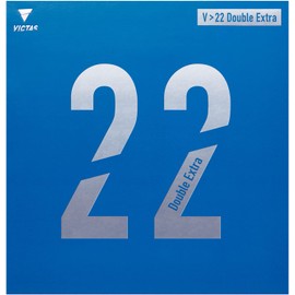 VICTAS 2.0 200070 Table Tennis Rubber V>22 Double Extra Soft Back Black (0020)