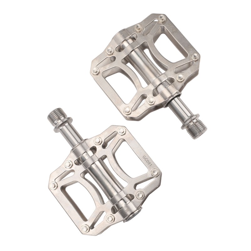 2PCS Folding Bike Pedals Ti Alloy Non Slip 3 Sealed