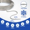 TooTaci Turnbuckle Wire Tensioner Kit, 100ft 1/16 Vinyl Coated Stainless